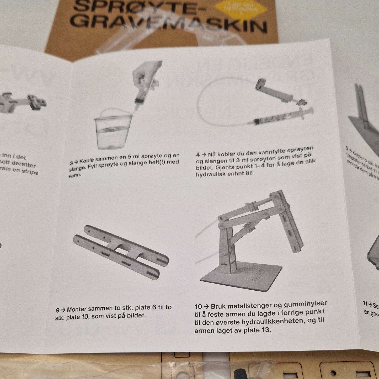 vw-079 Sprøytegravemaskin -  Hydraulisk byggesett
