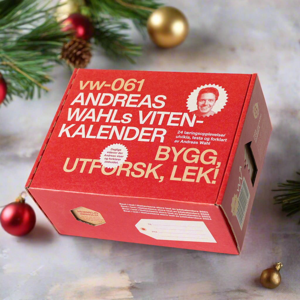 Andreas Wahls Vitenkalender (Rød / 2025 ) - vw-061