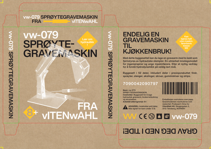 vw-079 Sprøytegravemaskin -  Hydraulisk byggesett
