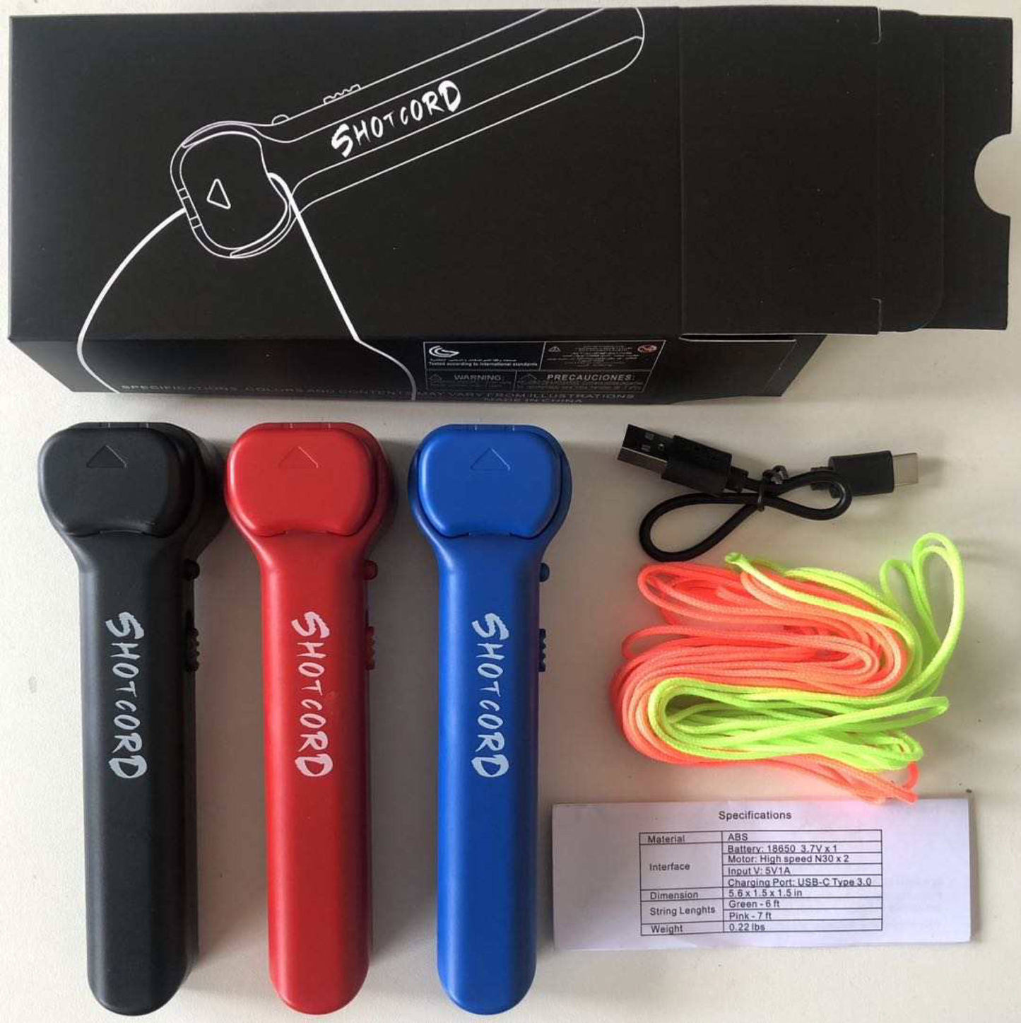 Trådkaster med selvlysende tråd