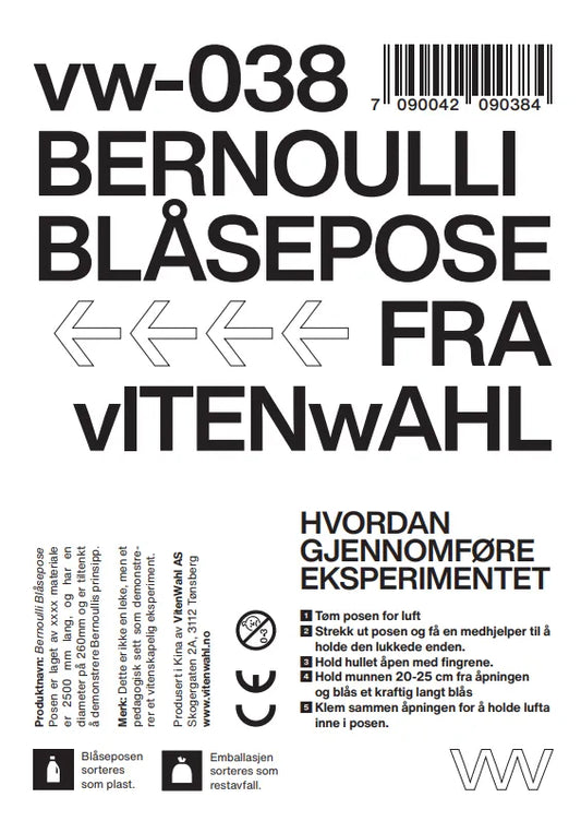 vw-038 Bernoulli Blåsepose