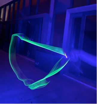 Trådkaster med selvlysende tråd