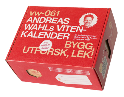 Andreas Wahls Vitenkalender (Rød / 2025 ) - vw-061